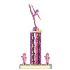 Trophies - #Modern Dance Pink E Style Trophy